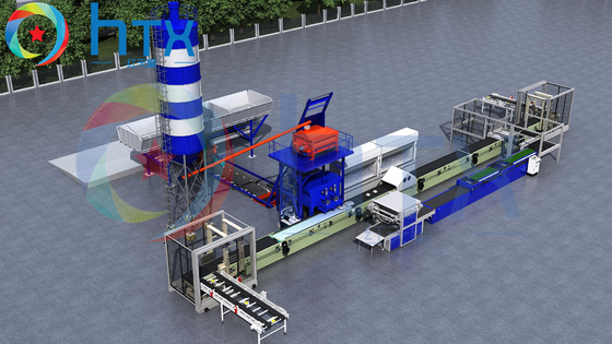 Linea di produzione di pietra dei fogli da impiallacciatura flessibili automatici colata bagnata che dosa macchina