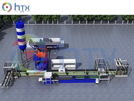 Linea di produzione di riempimento di dosaggio concreta automatica della strada della pietra artificiale del bordo