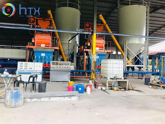 Linea di produzione prefabbricata del pannello di parete 3D macchina di colata concreta dell'impiallacciatura di pietra artificiale