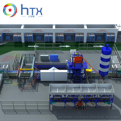 Automatica 37,6KW Concreto Fusione Wet Doser Machine Veneer Stone linea di produzione