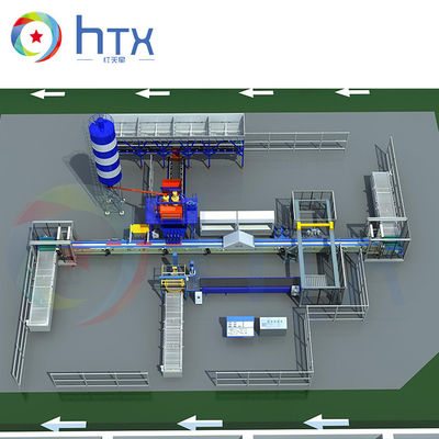 La linea di produzione di pietra artificiale della colata bagnata pre la macchina di calcestruzzo colato
