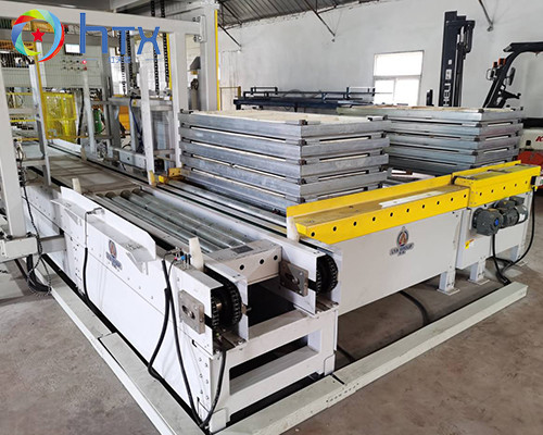 Linea di produzione di pannelli murali senza sforzo