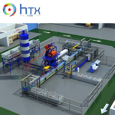 Linea di produzione di pannelli murali completamente automatizzati per applicazioni interne ed esterne