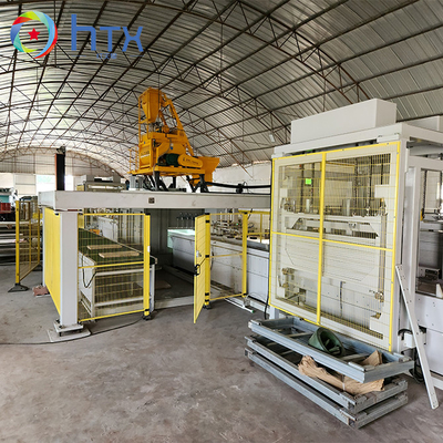 Sistema di dosaggio del calcestruzzo Linea di produzione di pannelli murali Produzione efficiente di pietra artificiale