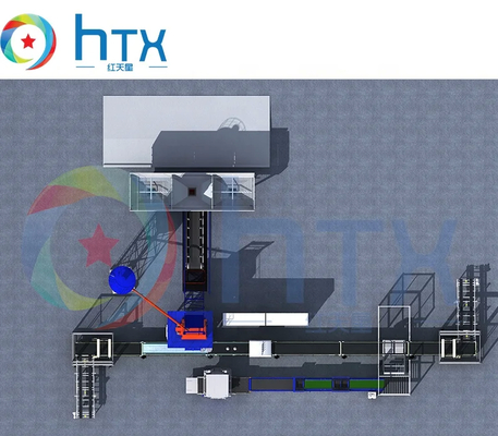 PLC Automatic Floor Tile Making Machine Linea di produzione di pietra artificiale