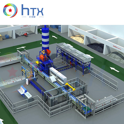 Macchine per la produzione di rivestimenti di pietra per calcestruzzo completamente automatiche