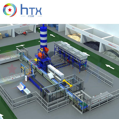 Linea di produzione di pietra di rivestimento altamente produttiva Controllo PLC avanzato