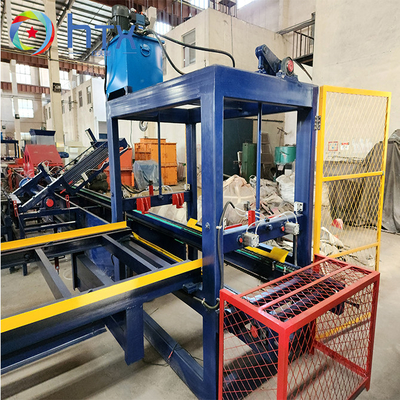 Sistema di dosaggio del calcestruzzo di design blu per la macchina di fusione dei mattoni di muratura