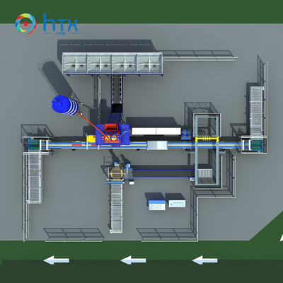 Macchina di costruzione di blocchi di pietra a pavimentazione completamente automatica