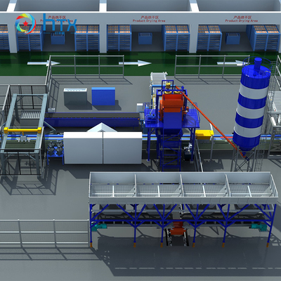 Auto Culture Stone Production Line Fence Panel Manufacturing Machine (macchina di produzione di pannelli di recinzione)