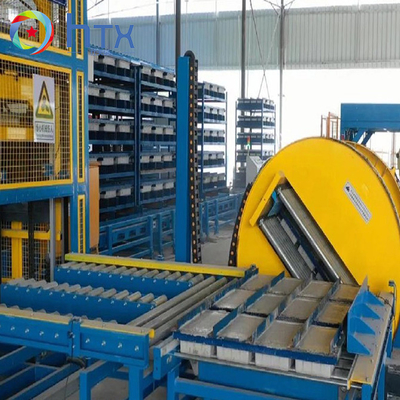 Equipaggiamento per la produzione di pannelli di parete per la fusione in cemento