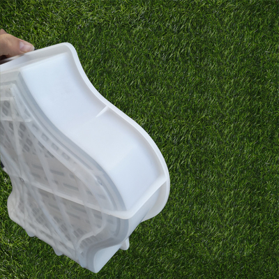 Pianura di plastica della muffa del lastricatore fare un passo a 9 pollici del patio di esagono liscia