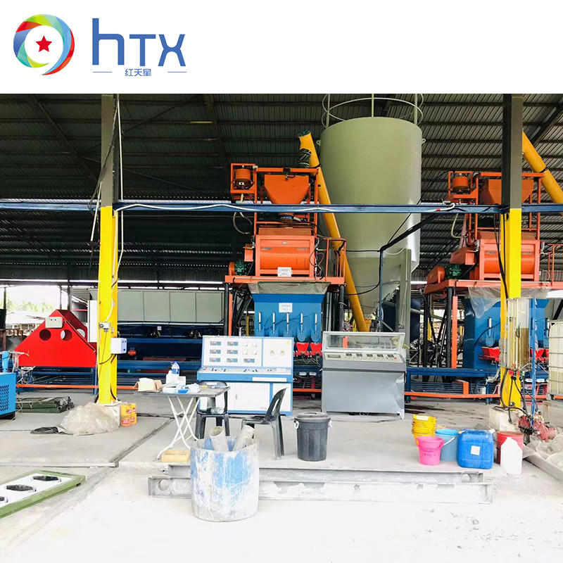 Cultura Faux Stone Interior Wall Feeding Stone Production Line Concrete Casting Wet Doser Machine