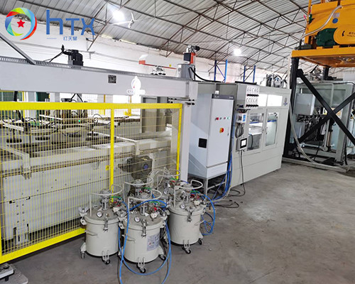 Linea di produzione automatica di pannelli murali per applicazioni interne ed esterne