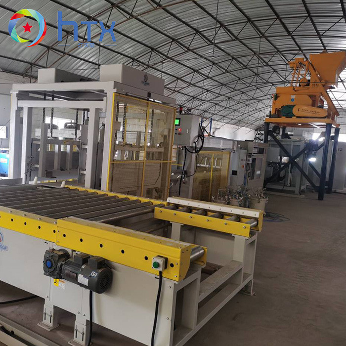 Sistema di controllo automatico PLC Linea di produzione di veneer stone Concreto di blocco di contenimento di riempimento macchina